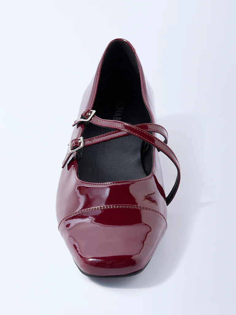 LUNA BLU Burgundy Mary Jane Shoes - Image 3