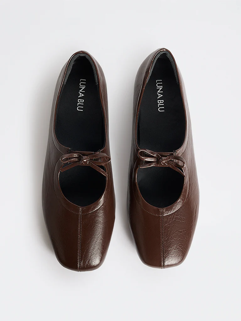 LUNA BLU Dark Brown Mary Jane Shoes - Image 2