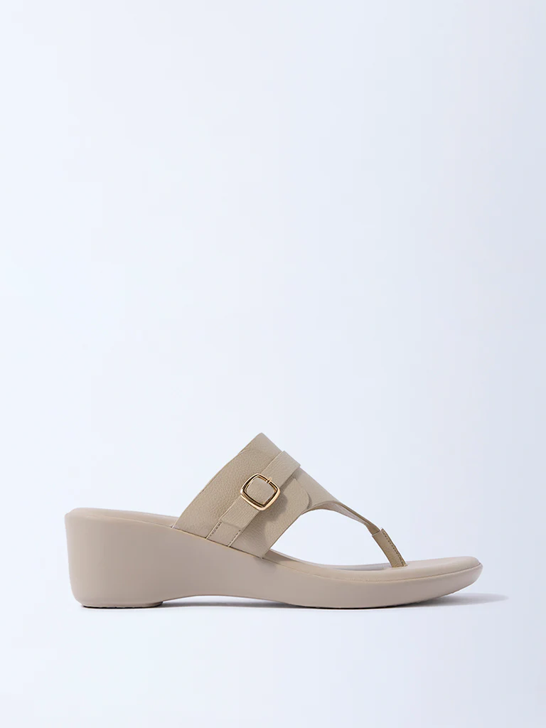LUNA BLU Ivory Comfort Sandals