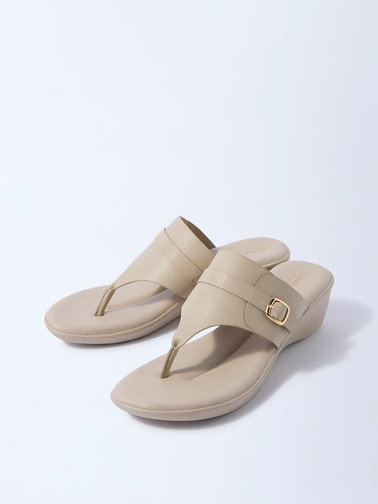 LUNA BLU Ivory Comfort Sandals - Image 2