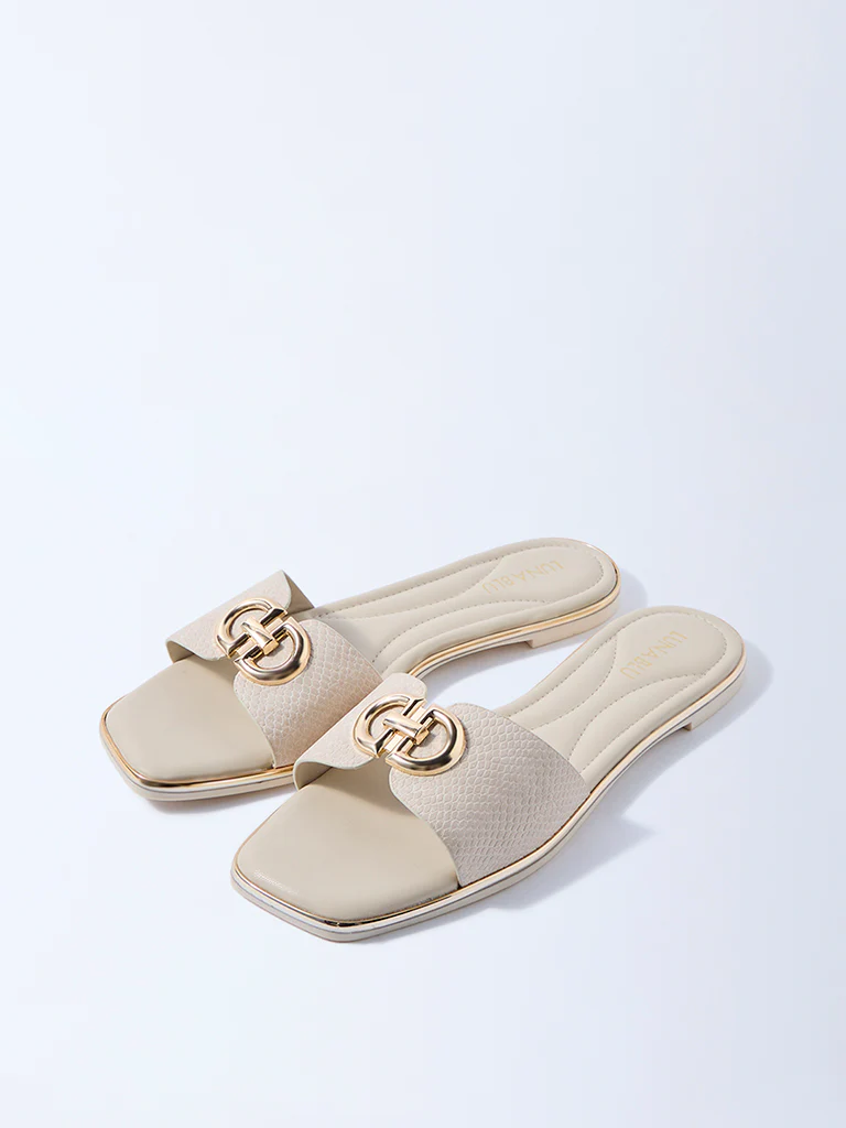 LUNA BLU Ivory Hardware-Detailed Slides - Image 2
