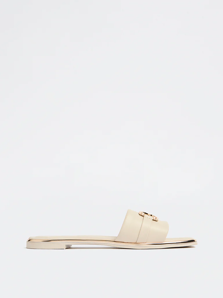 LUNA BLU Ivory Metallic Detailed Slides - Image 2