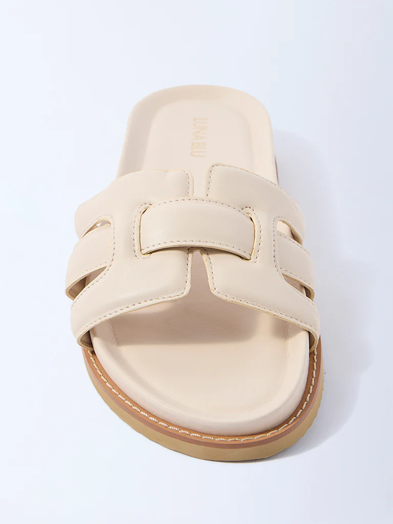 LUNA BLU Ivory Multi-Strap Comfort Sandals - Exclusive - Image 3
