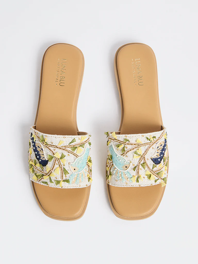 LUNA BLU Multicolour Nature-Inspired Slides - Image 2