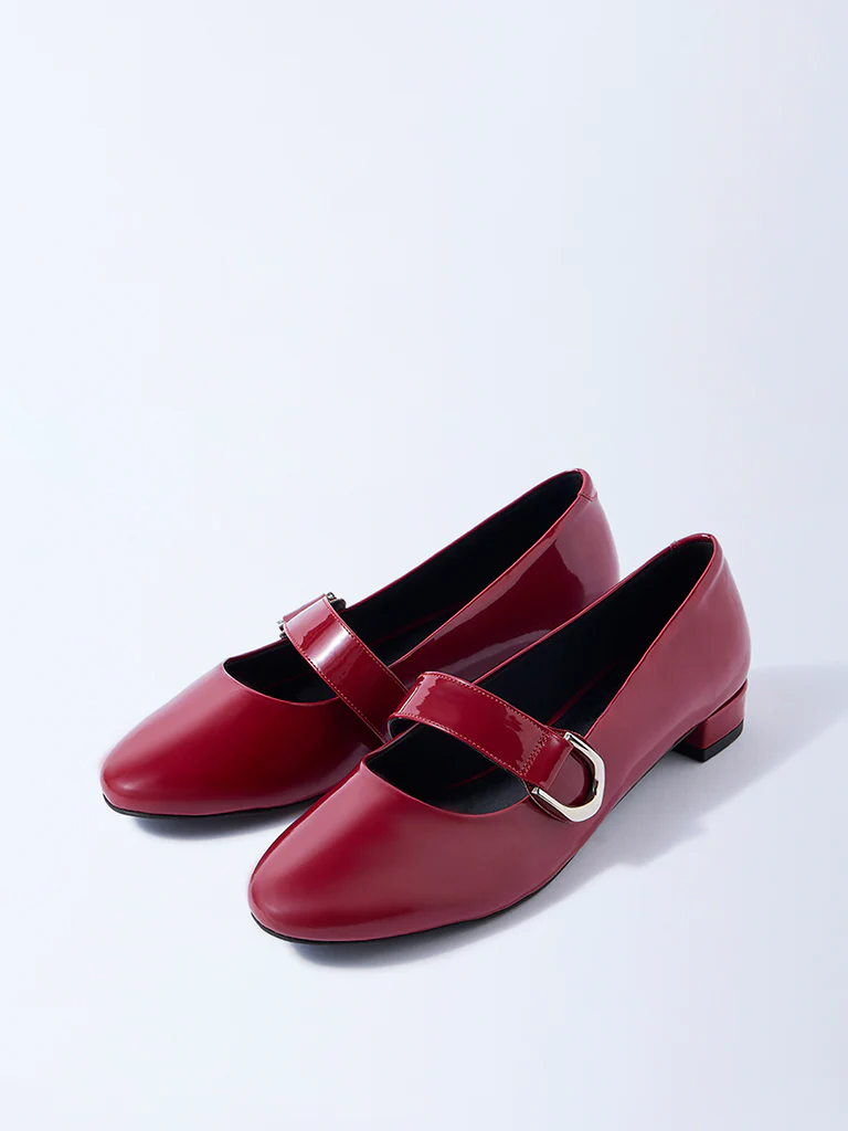 LUNA BLU Red Mary Jane Shoes - Image 2