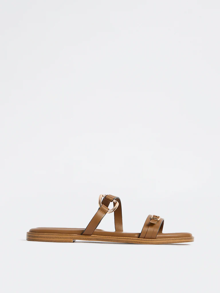 LUNA BLU Tan Multi-Strap Sandals - Image 2