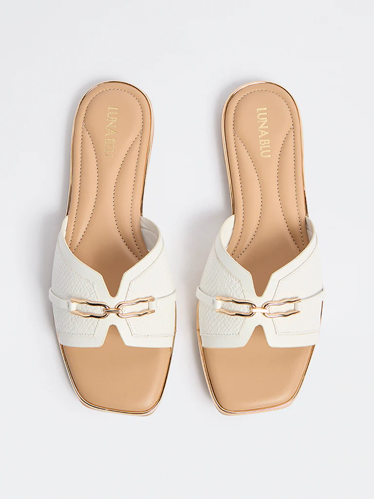 LUNA BLU White Hardware Detailed Slides - Image 2