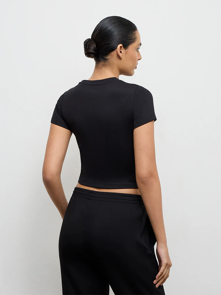 Nuoflexx Black Printed T-Shirt - Image 4