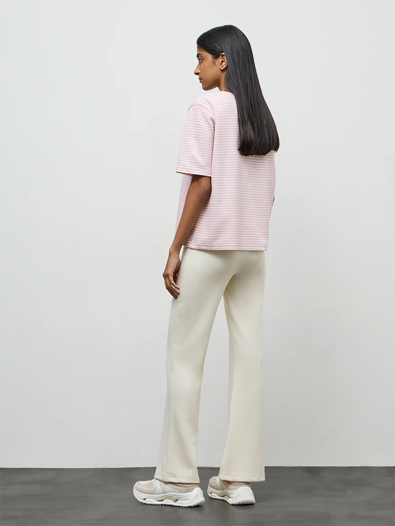 Nuoflexx Cream High-Rise Pants - Image 4