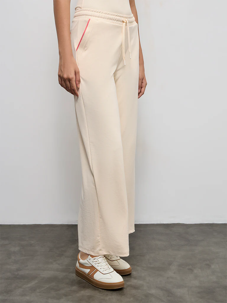 Nuoflexx Cream High-Rise Pants - Image 2
