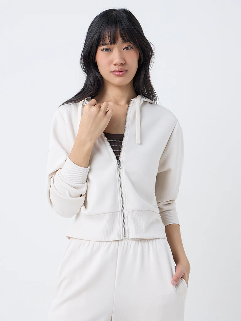 Nuoflexx Cream Solid Jacket - Image 2