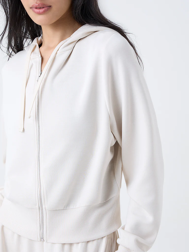 Nuoflexx Cream Solid Jacket - Image 3