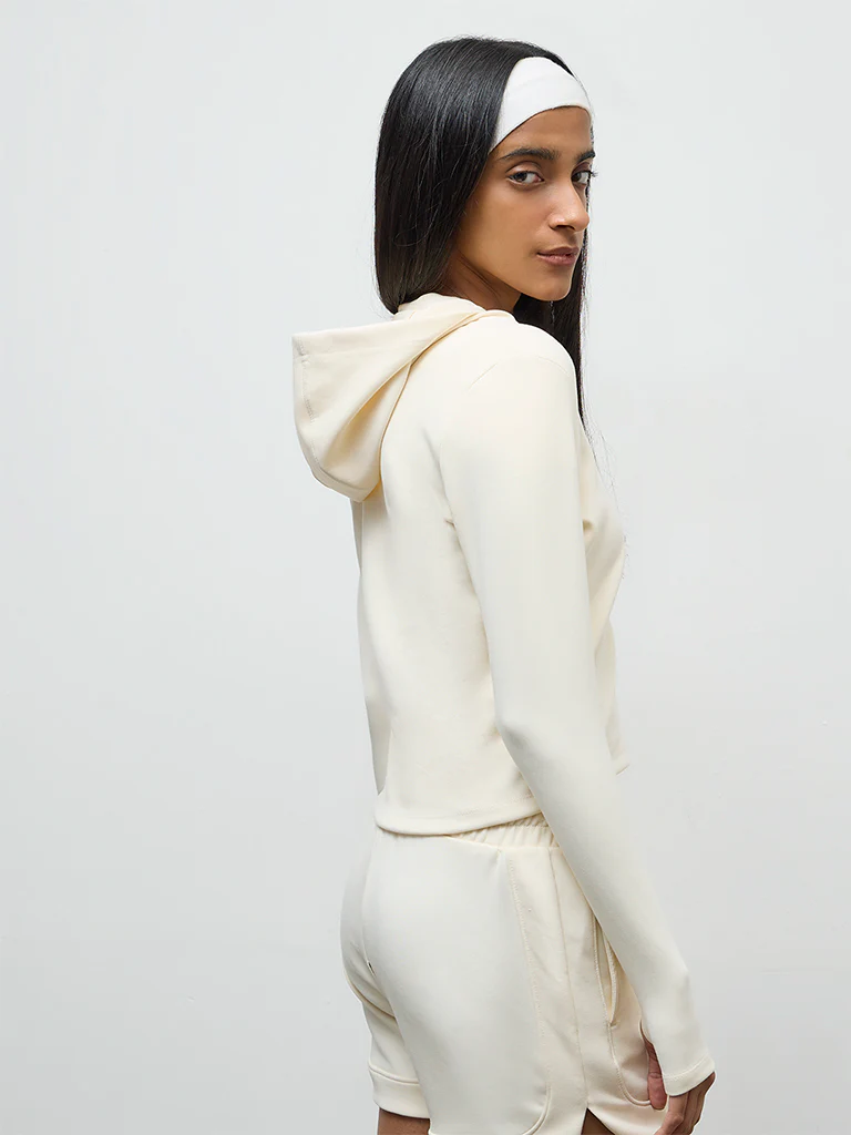 Nuoflexx Cream Solid Jacket - Image 4