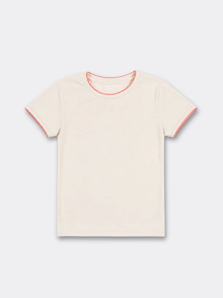Nuoflexx Cream Solid T-Shirt - Image 5