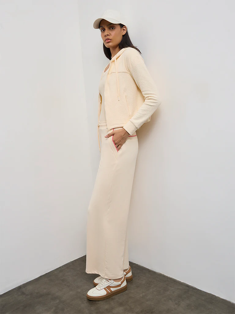 Nuoflexx Cream Textured Hooded Jacket - Image 2