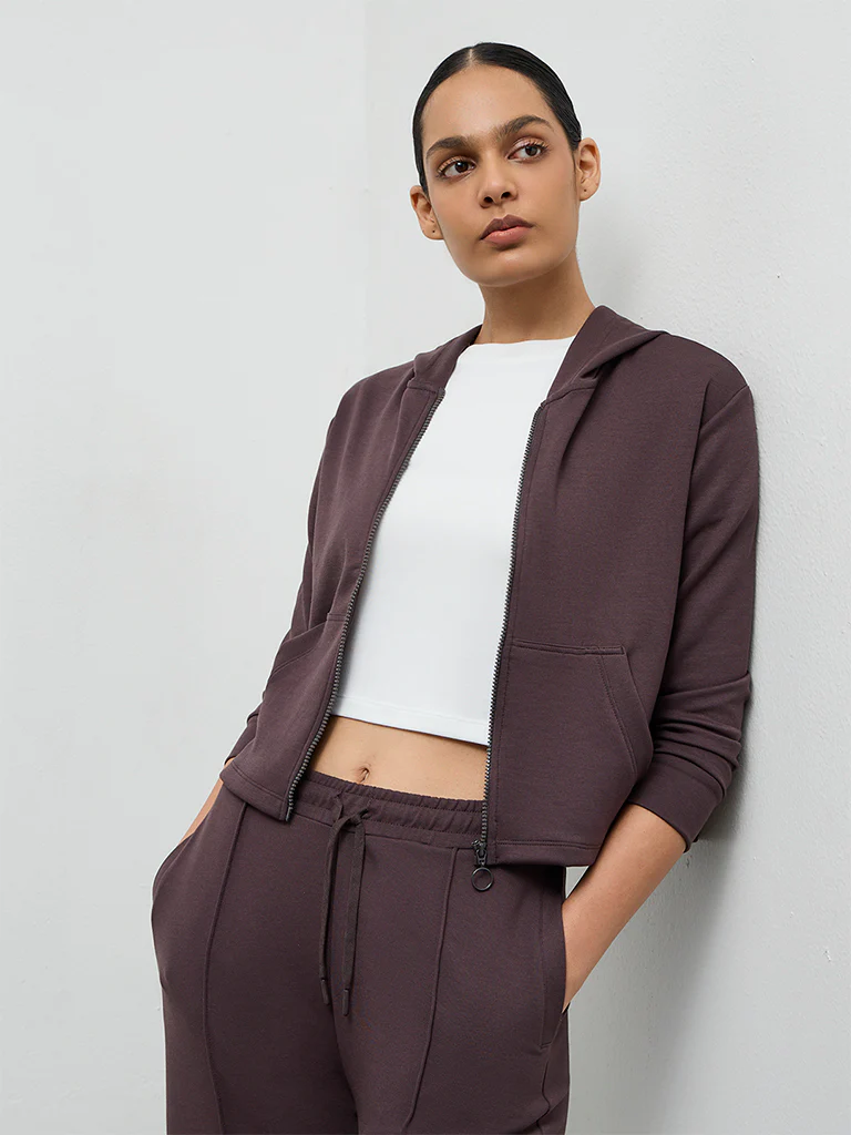 Nuoflexx Dark Brown Solid Jacket