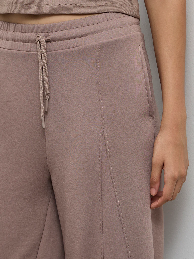 Nuoflexx Dusty Mauve High-Rise Pants - Image 3