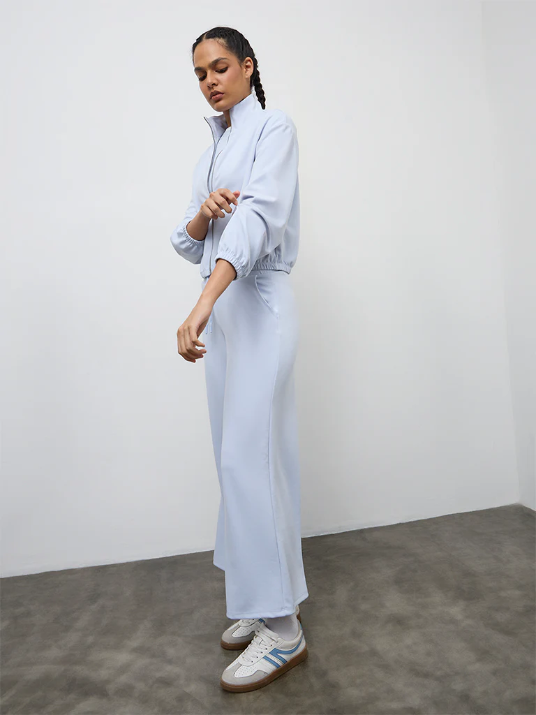 Nuoflexx Light Blue High Neck Jacket - Image 2