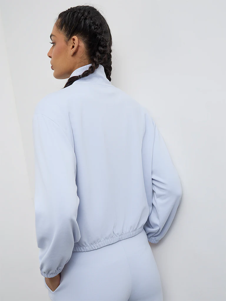 Nuoflexx Light Blue High Neck Jacket - Image 4