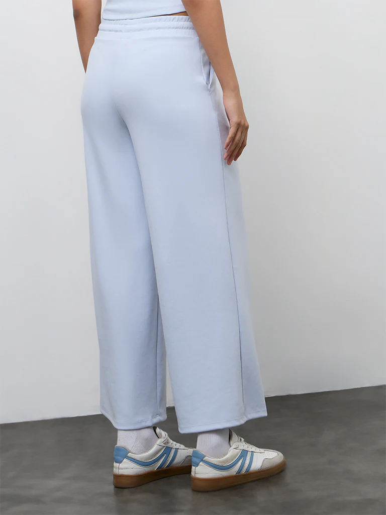 Nuoflexx Light Blue High-Rise Track Pants - Image 4