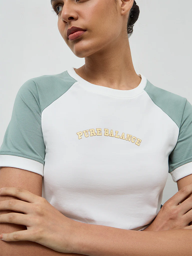 Nuoflexx Off-White Typographic Cotton-Blend T-Shirt - Image 3