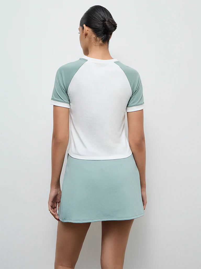 Nuoflexx Off-White Typographic Cotton-Blend T-Shirt - Image 4