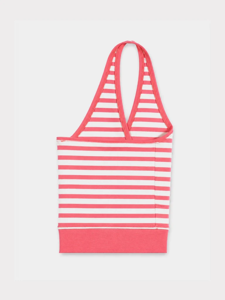 Nuoflexx Pink Striped Cotton-Blend Top - Image 5