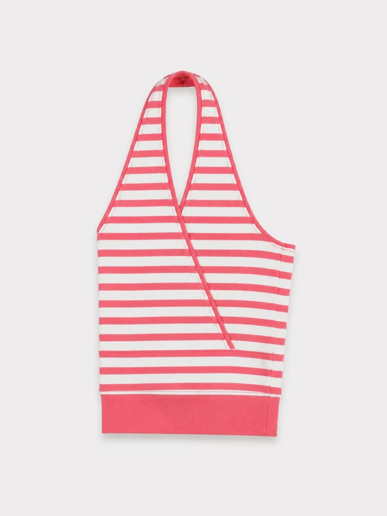 Nuoflexx Pink Striped Cotton-Blend Top - Image 6
