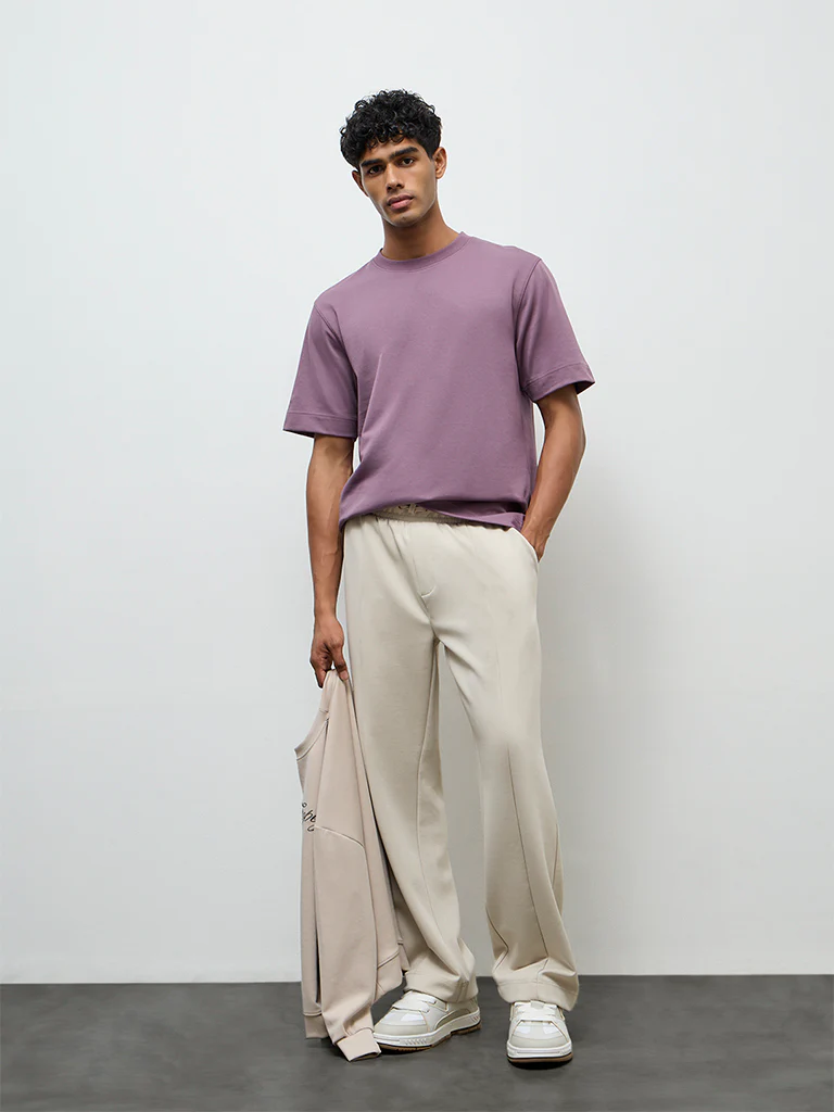 Nuoflexx Purple Relaxed-Fit T-Shirt - Image 3