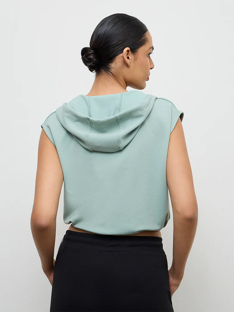 Nuoflexx Sage Green Hooded Jacket - Image 4