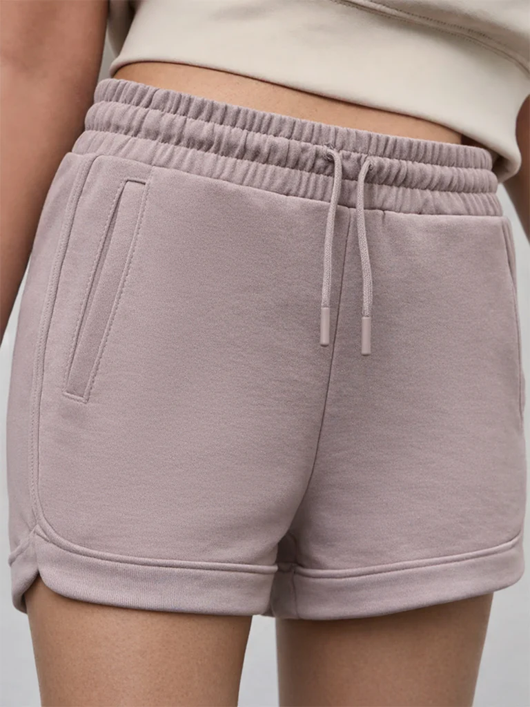 Nuoflexx Taupe High-Rise Shorts - Image 3