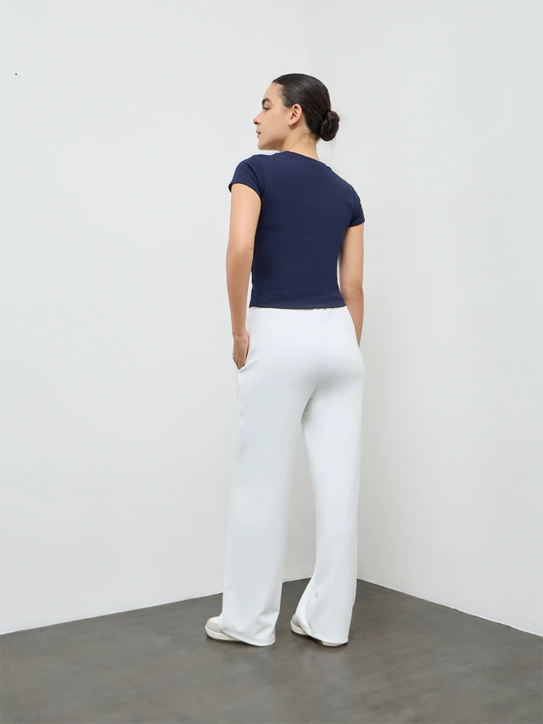 Nuoflexx White High-Rise Pants - Image 4