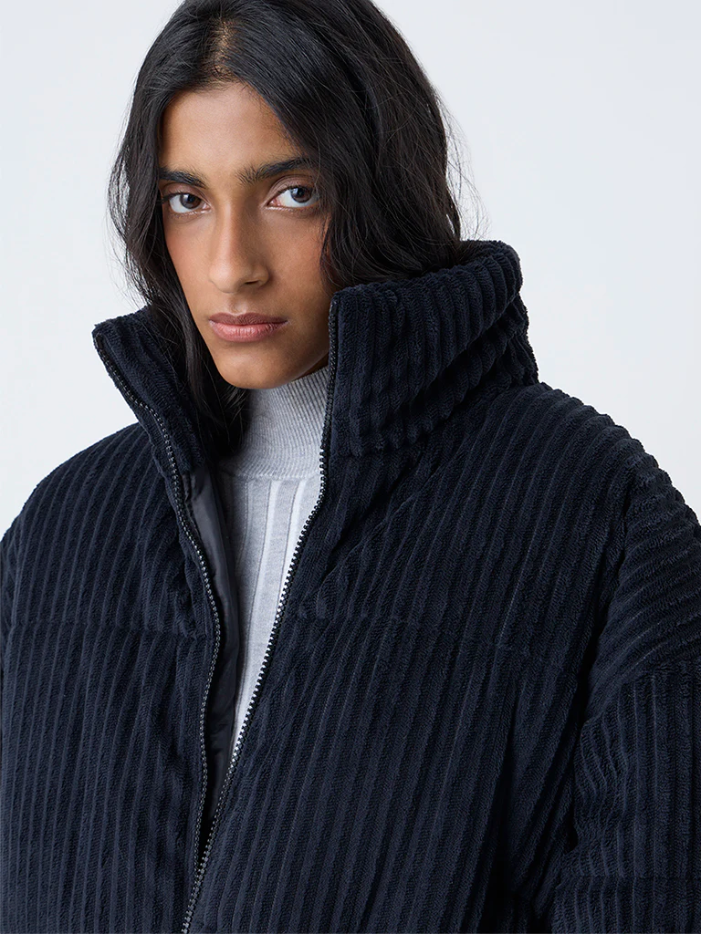 Nuon Black Corduroy Jacket - Image 3