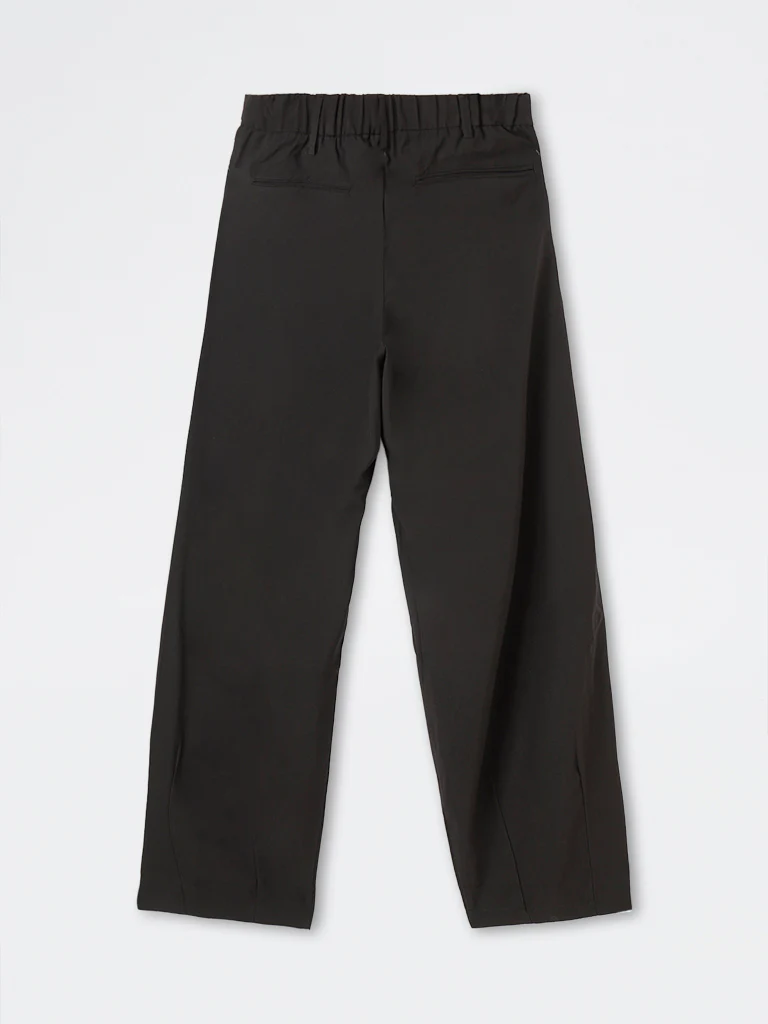 Nuon Black Relaxed-Fit Mid-Rise Trousers - Image 3