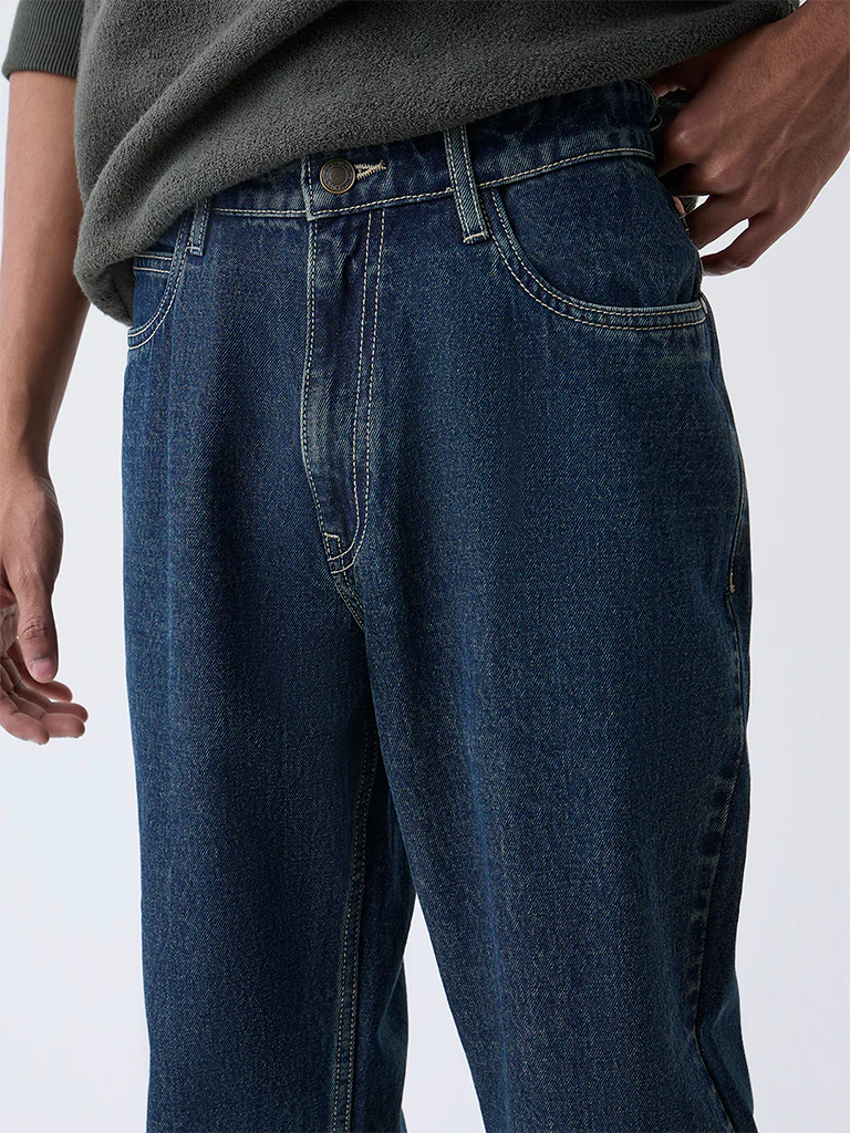 Nuon Blue Relaxed-Fit Mid-Rise Jeans - Image 3