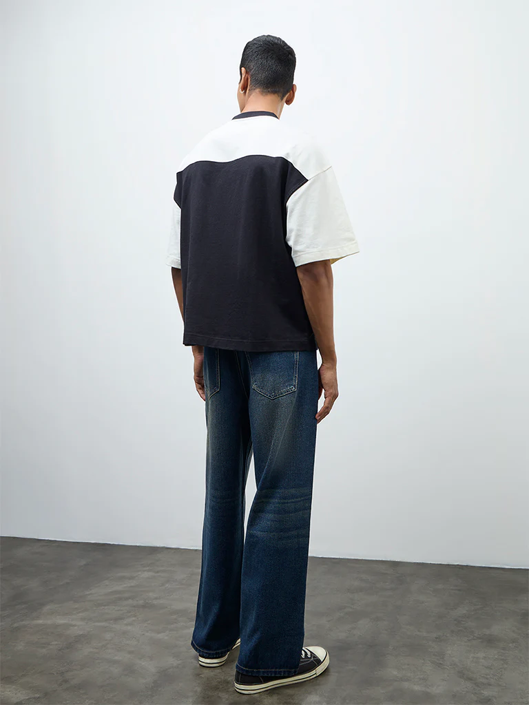 Nuon Blue Relaxed-Fit Mid-Rise Jeans - Image 5