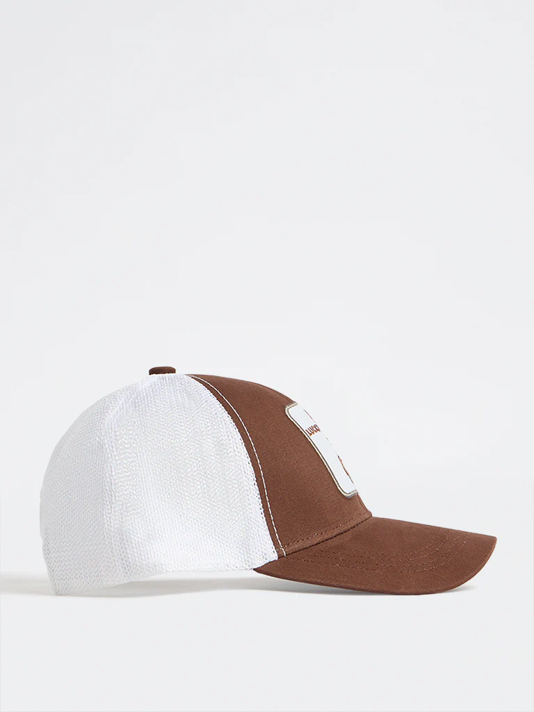Nuon Brown Horse Embroidered Trucker Cap - Image 2
