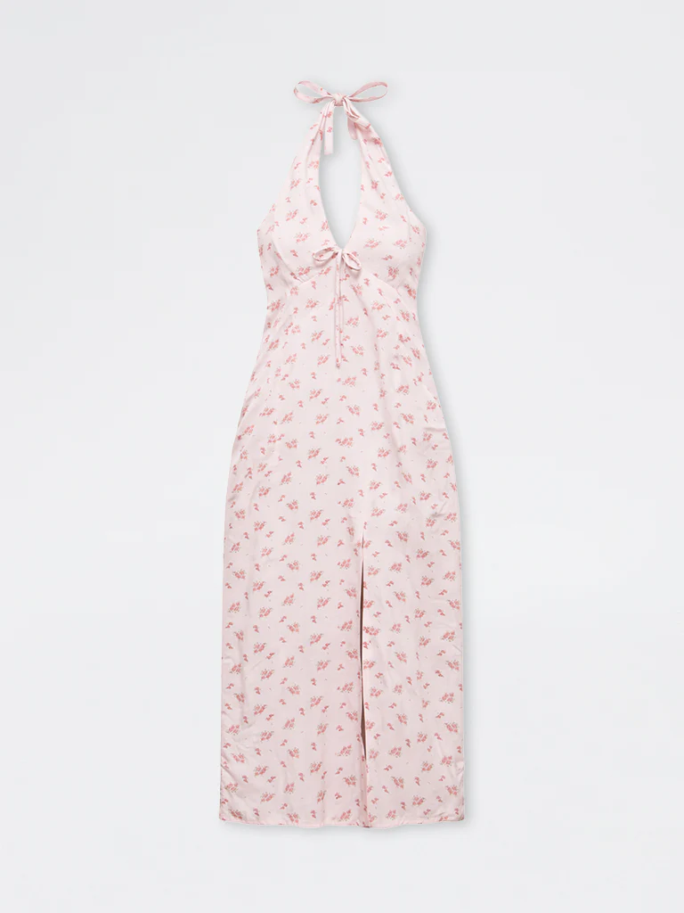 Nuon Pink Floral A-Line Dress - Image 5
