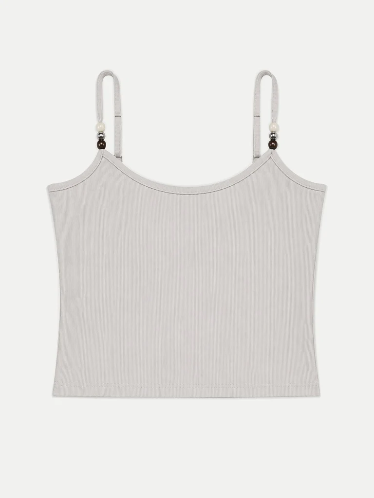 Nuon Cream Ribbed Top - Image 5
