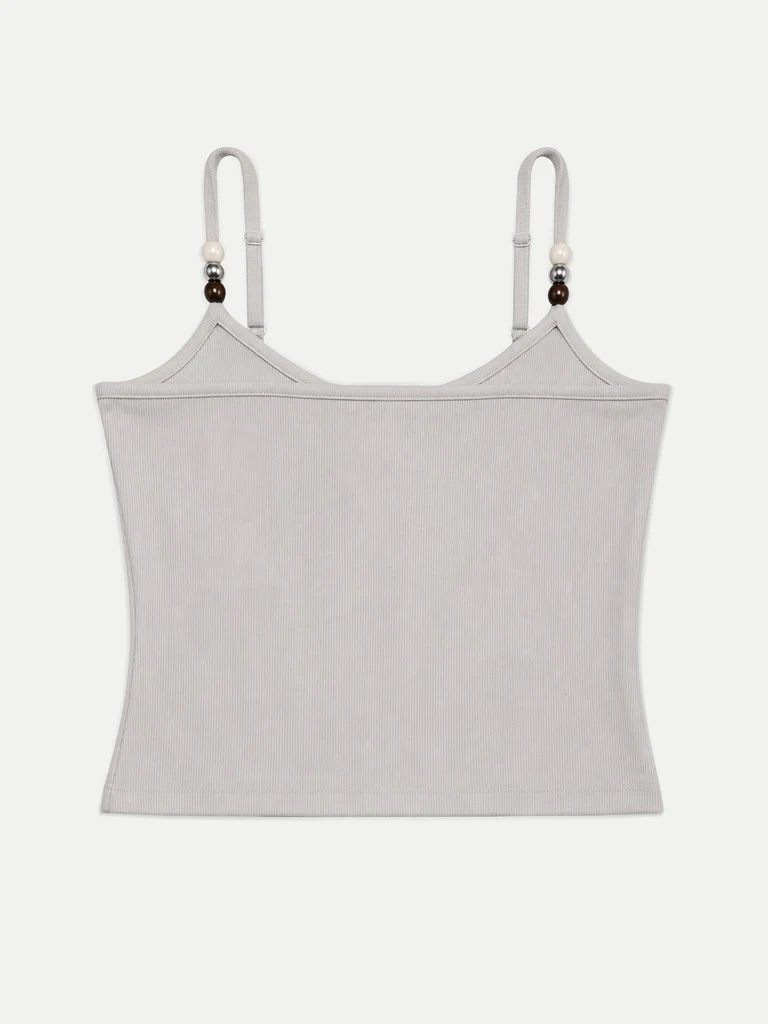 Nuon Cream Ribbed Top - Image 6