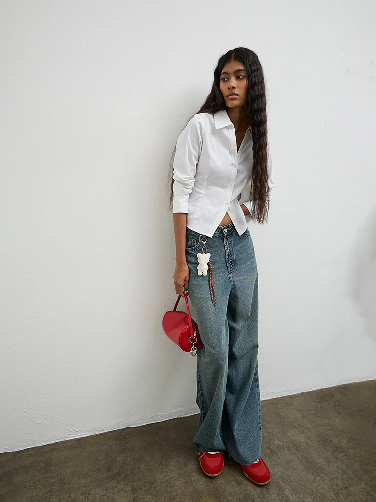 Nuon Off-White Cotton Shirt - Image 2