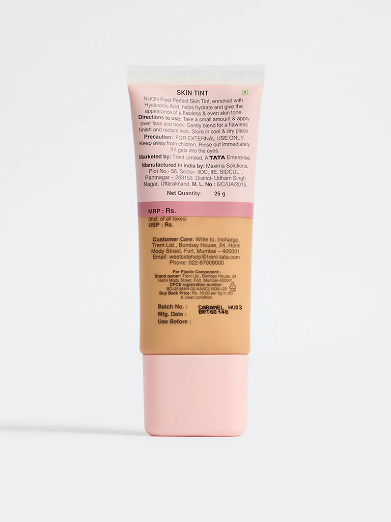 Nuon Pixel Perfect Caramel NU03 Skin Tint - 25 gm - Image 3