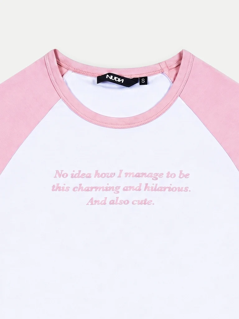 Nuon White Text-Printed Cotton T-Shirt - Image 7