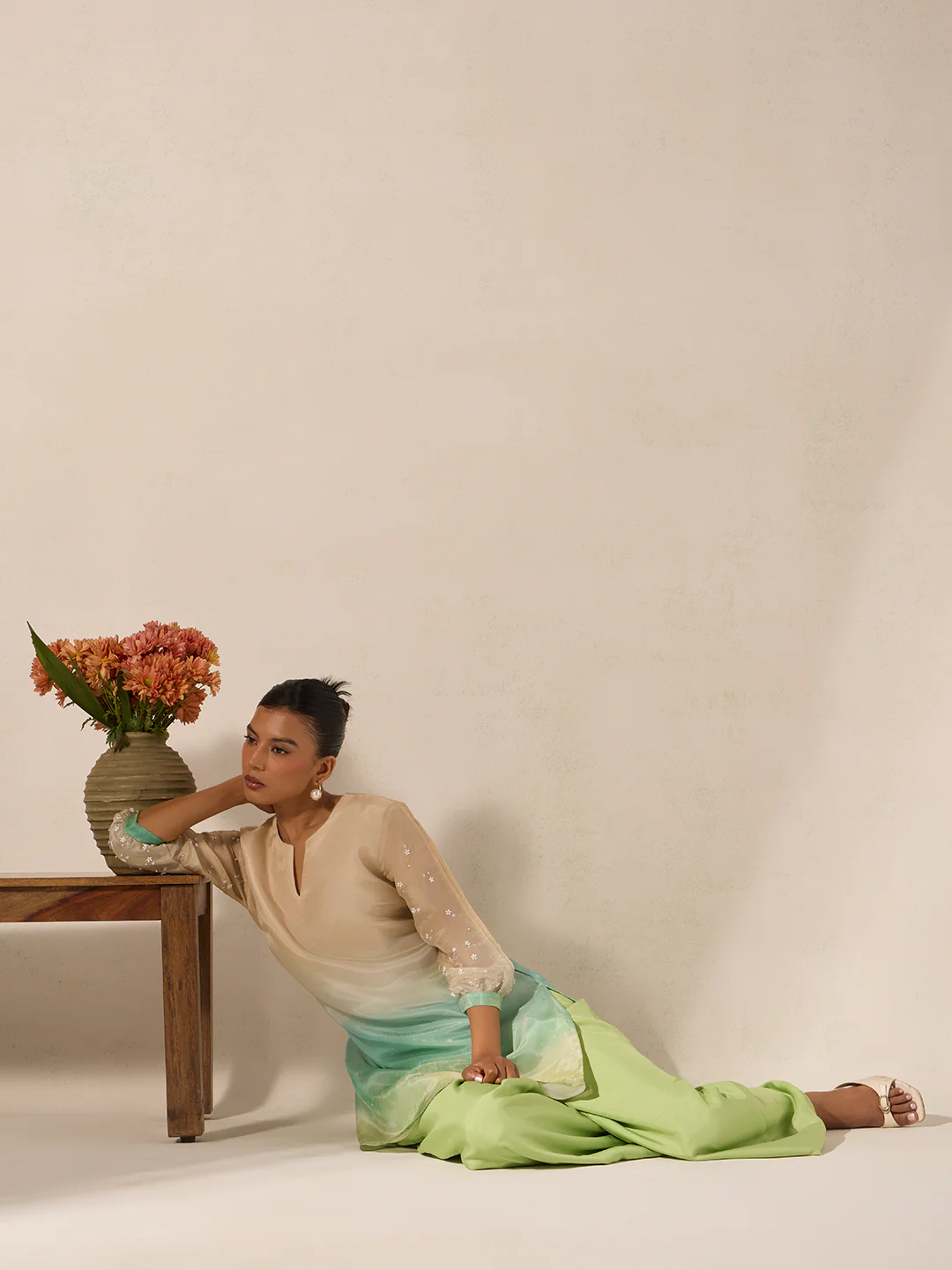 Ombre Kurta - Multicolour - Image 2