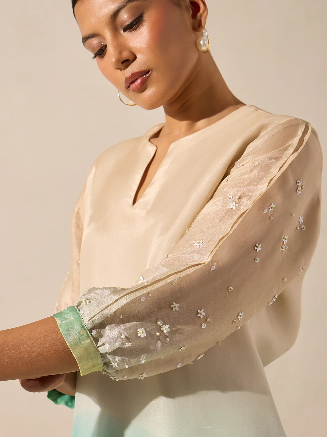 Ombre Kurta - Multicolour - Image 4