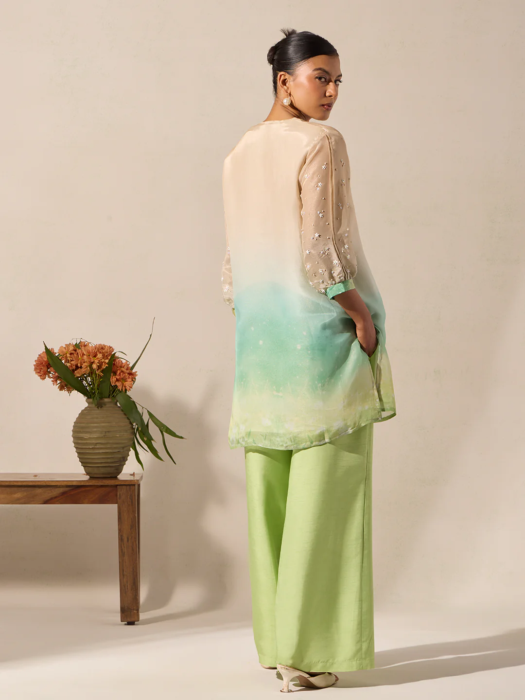 Ombre Kurta - Multicolour - Image 5