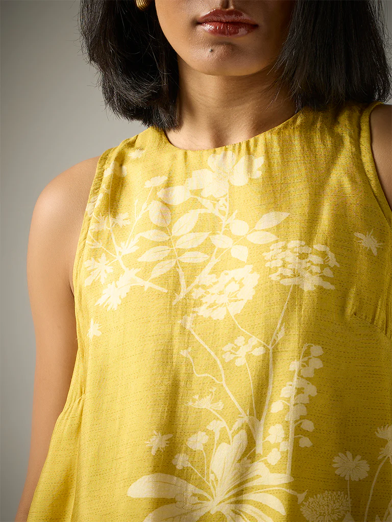 Printed Crop Top β Yellow - Image 3