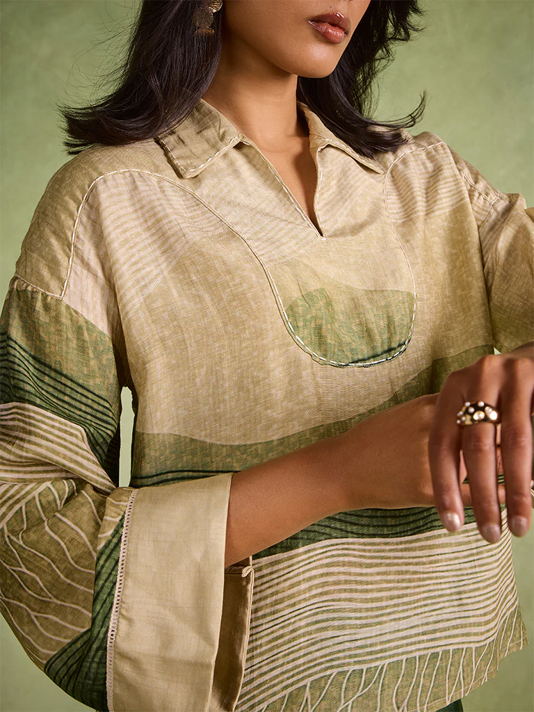 Printed Top β Green - Image 3