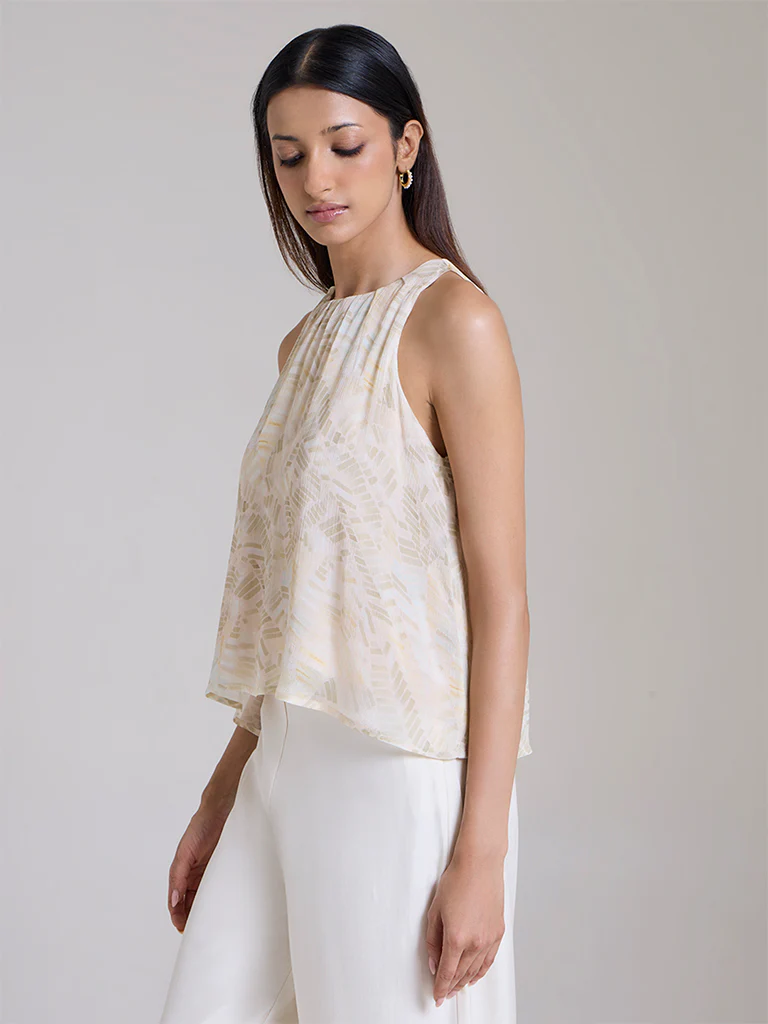 Printed Top β Ivory - Image 2