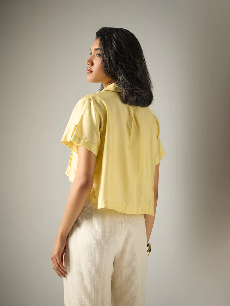 Shirt with Camisole β Yellow - Image 4